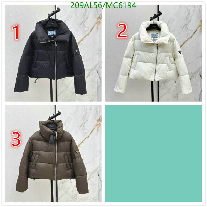 Prada-Down jacket Women Code: MC6194 $: 209USD