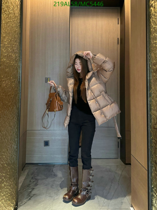 MaxMara-Down jacket Women Code: MC5446 $: 219USD