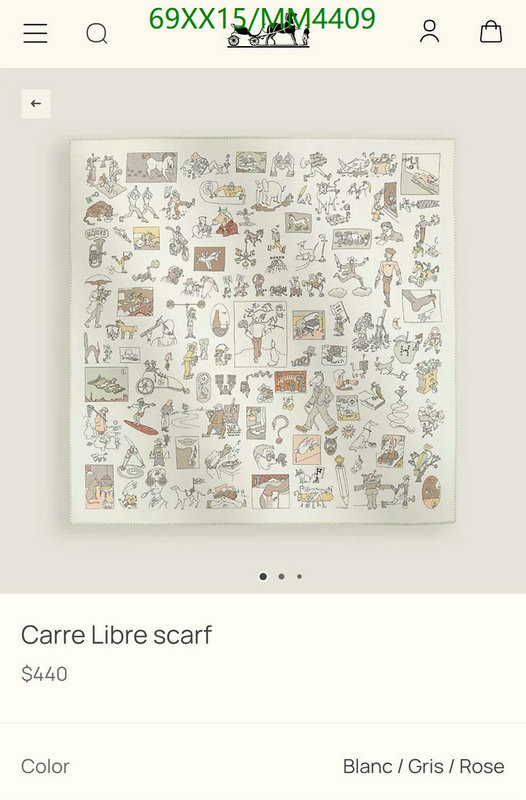 Hermes-Scarf Code: MM4409 $: 69USD