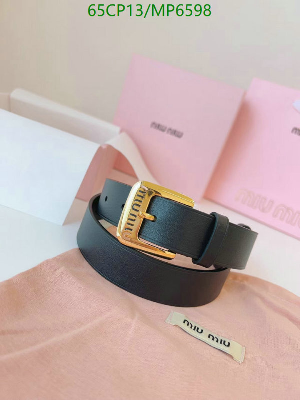 MIU MIU-Belts Code: MP6598 $: 65USD