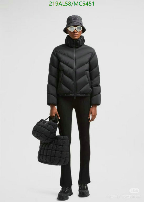 Moncler-Down jacket Women Code: MC5451 $: 219USD