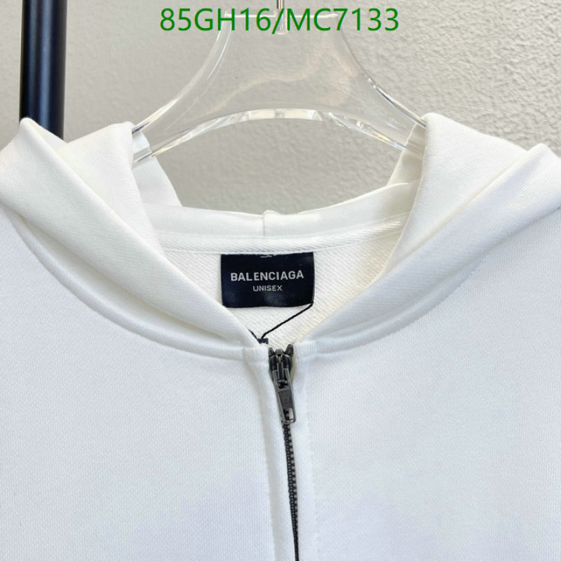Balenciaga-Clothing Code: MC7133 $: 85USD