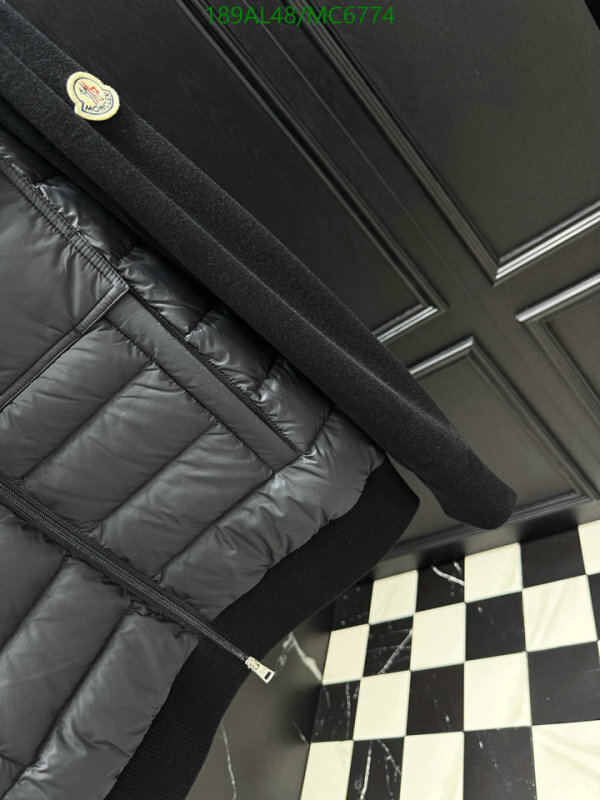 Moncler-Down jacket Men Code: MC6774 $: 189USD