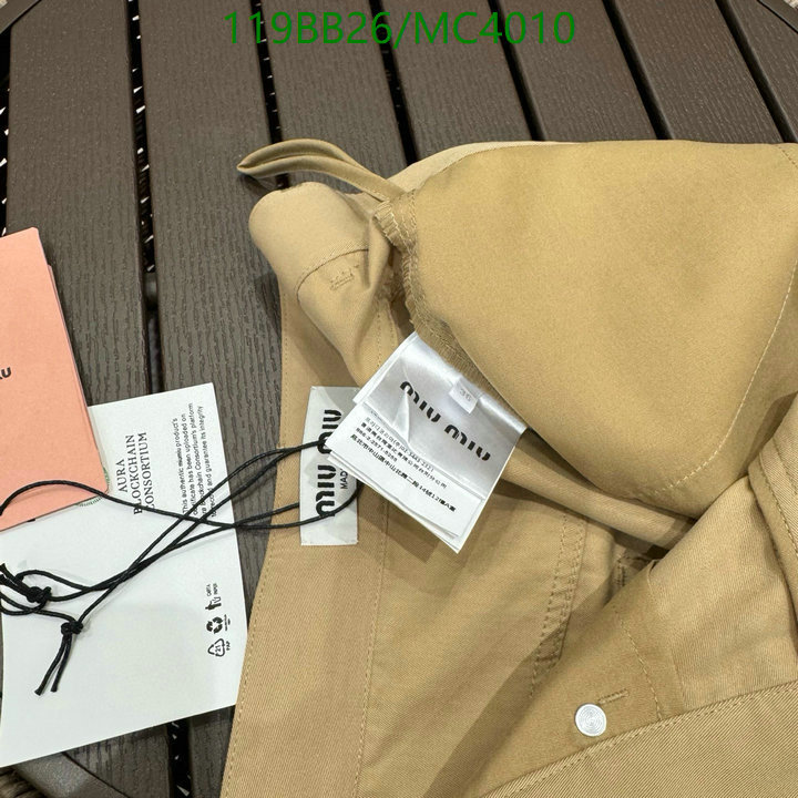 MIUMIU-Clothing Code: MC4010 $: 119USD