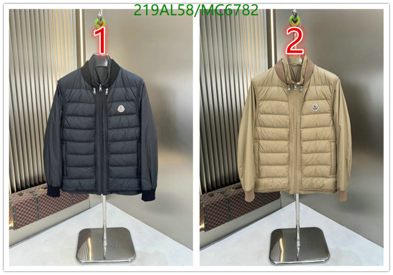 Moncler-Down jacket Men Code: MC6782 $: 219USD