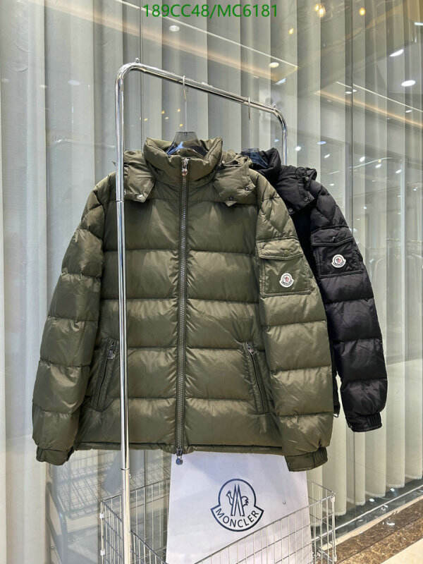 Moncler-Down jacket Men Code: MC6181 $: 189USD