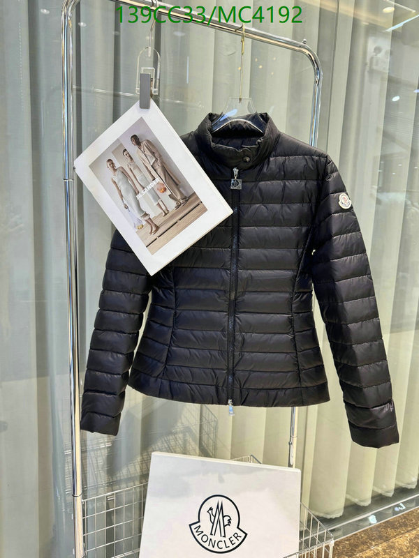 Moncler-Down jacket Women Code: MC4192 $: 139USD