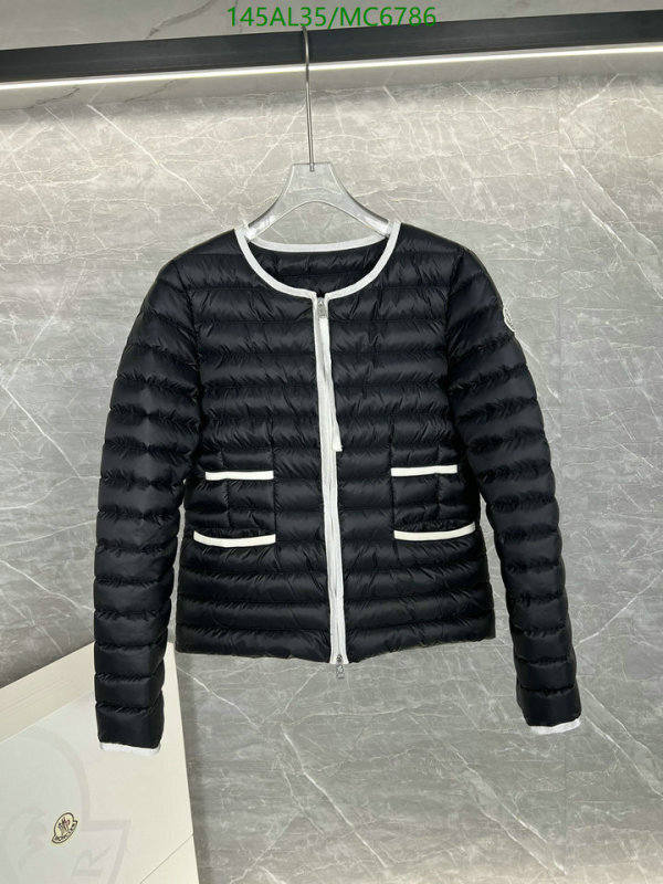 Moncler-Down jacket Women Code: MC6786 $: 145USD