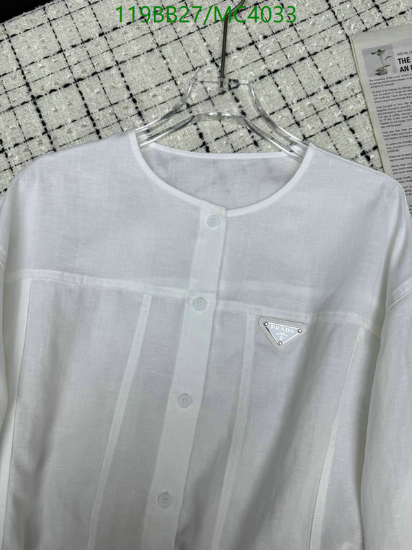 Prada-Clothing Code: MC4033 $: 119USD