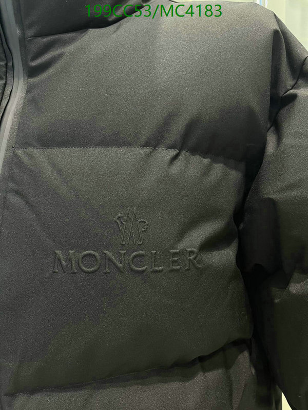 Moncler-Down jacket Men Code: MC4183 $: 199USD