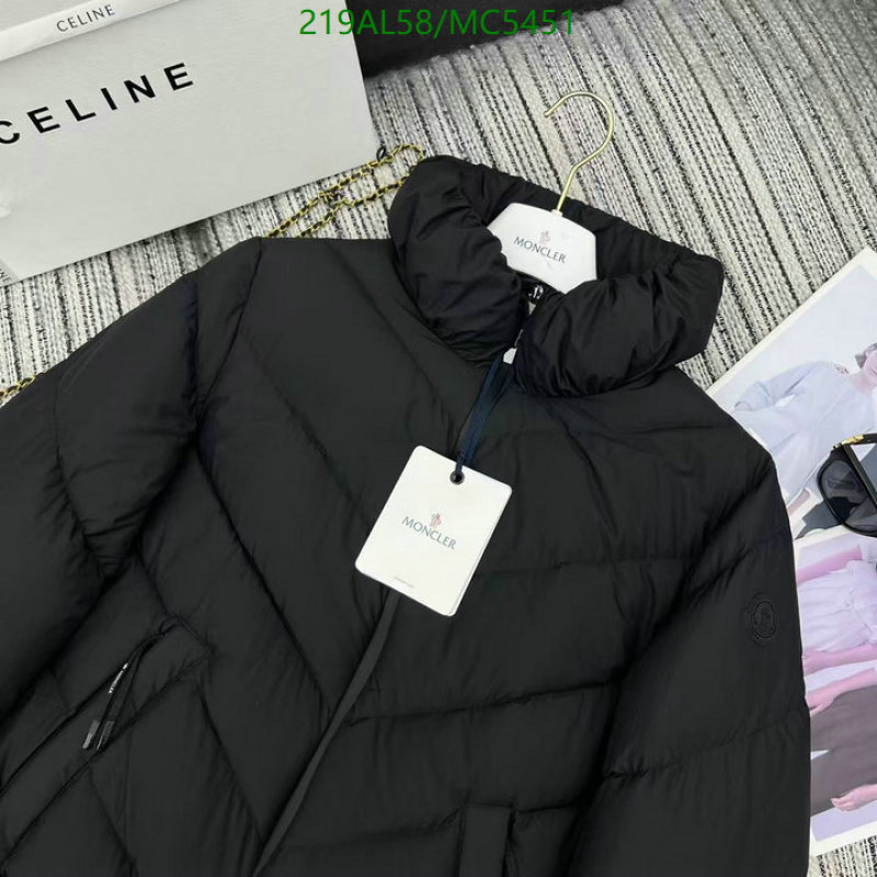 Moncler-Down jacket Women Code: MC5451 $: 219USD