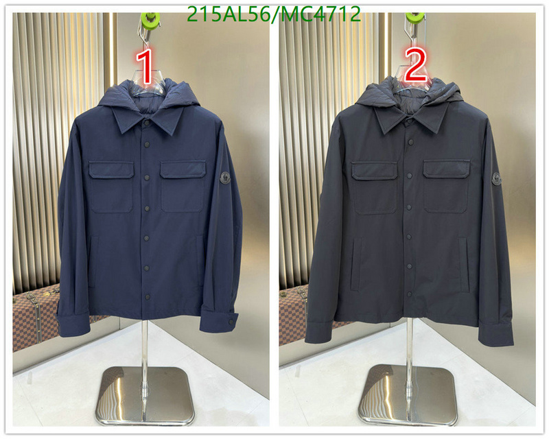 Moncler-Down jacket Men Code: MC4712 $: 215USD