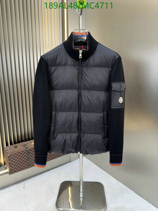 Moncler-Down jacket Men Code: MC4711 $: 189USD