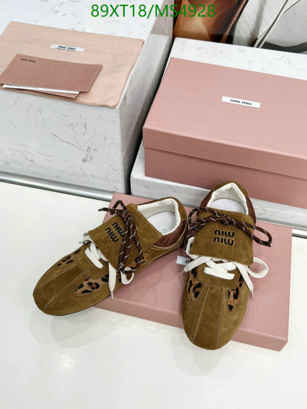 Miu Miu-Women Shoes Code: MS4928 $: 89USD