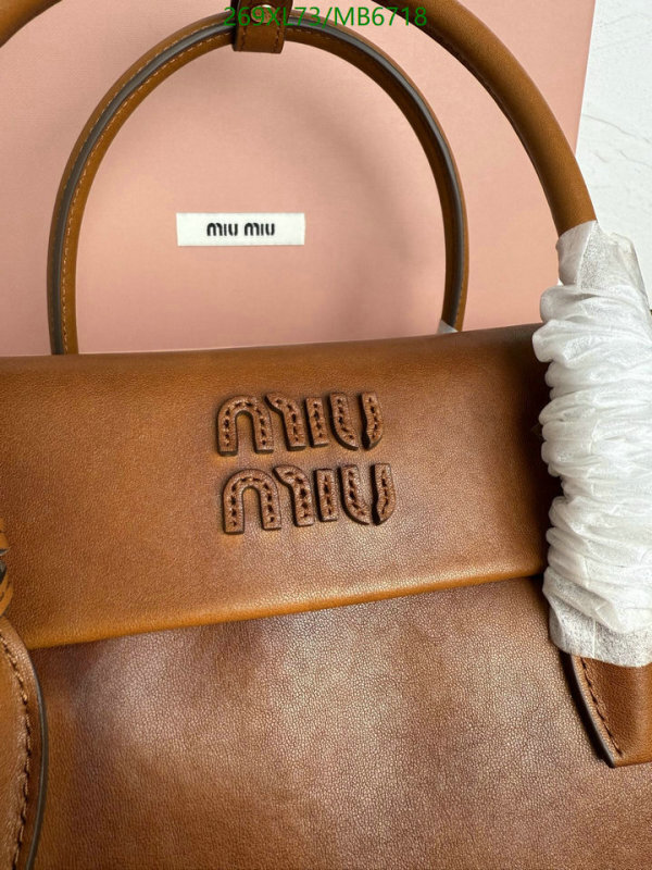 Miu Miu-Bag-Mirror Quality Code: MB6718 $: 269USD