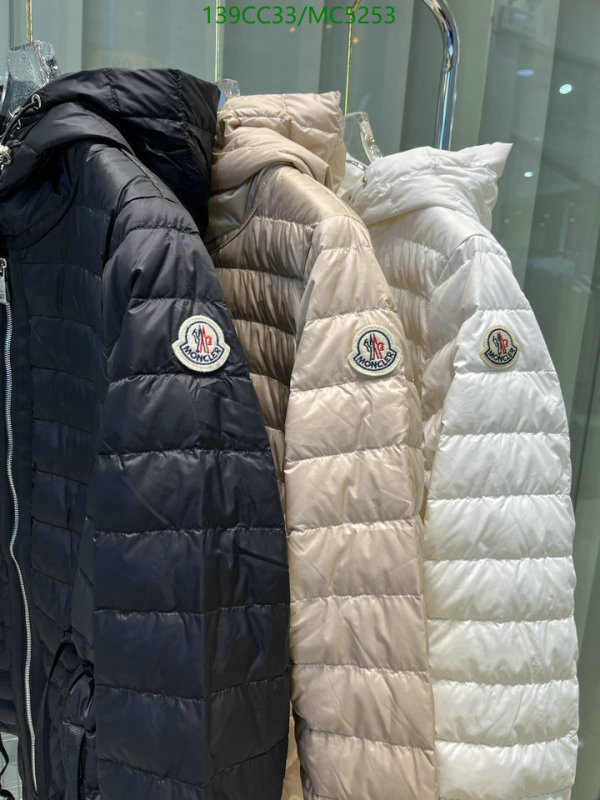 Moncler-Down jacket Women Code: MC5253 $: 139USD