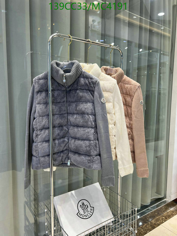 Moncler-Down jacket Women Code: MC4191 $: 139USD