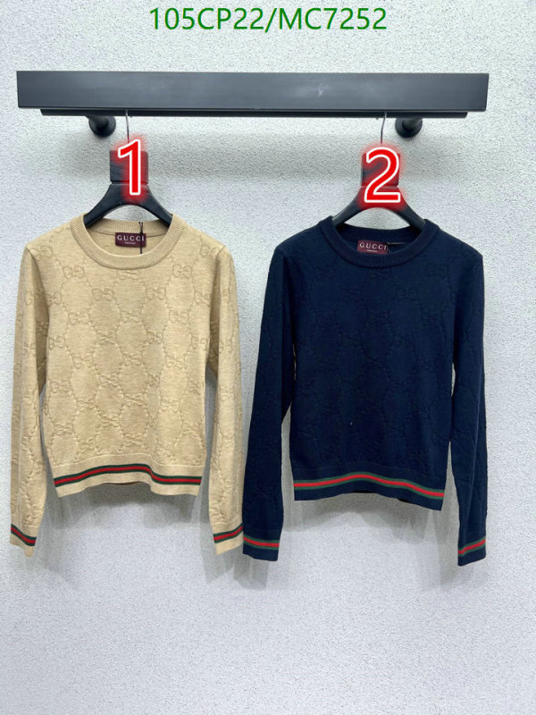 Gucci-Clothing Code: MC7252 $: 105USD