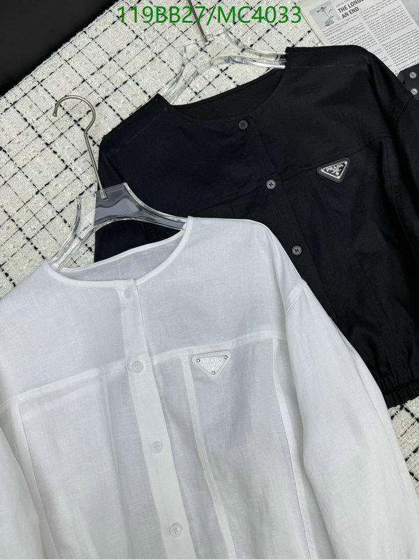 Prada-Clothing Code: MC4033 $: 119USD