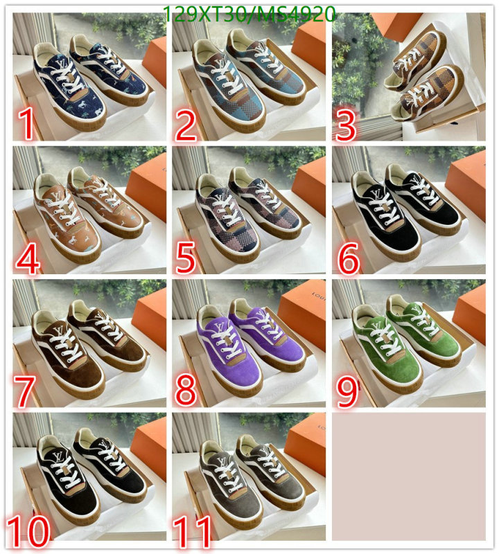 LV-Women Shoes Code: MS4920 $: 129USD