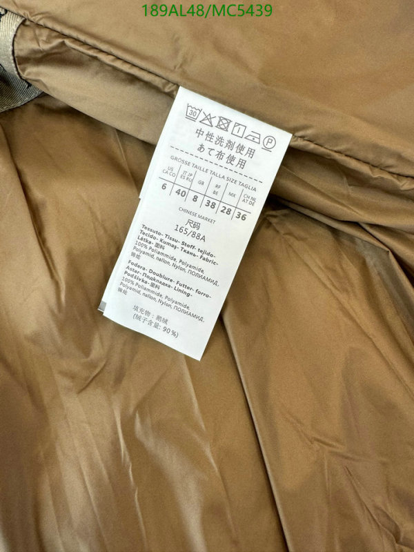 MaxMara-Down jacket Women Code: MC5439 $: 189USD