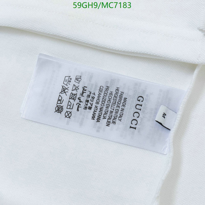 Gucci-Clothing Code: MC7183 $: 59USD