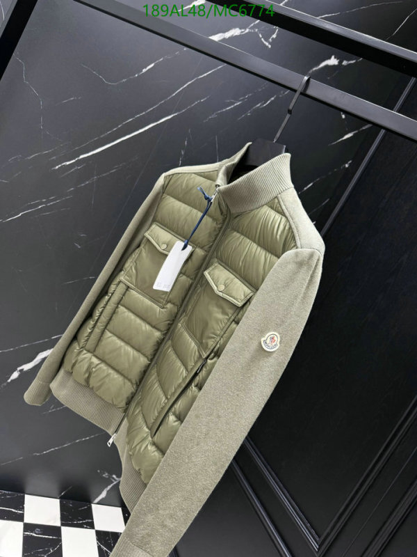 Moncler-Down jacket Men Code: MC6774 $: 189USD