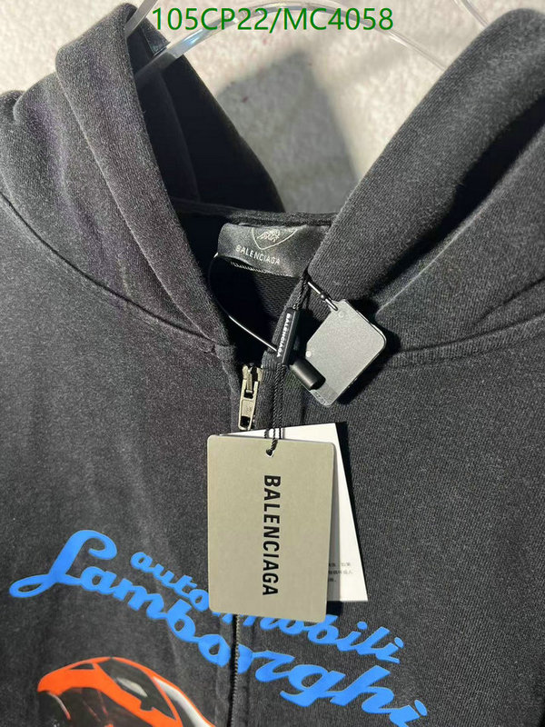 Balenciaga-Clothing Code: MC4058 $: 105USD