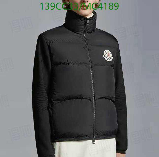 Moncler-Down jacket Women Code: MC4189 $: 139USD