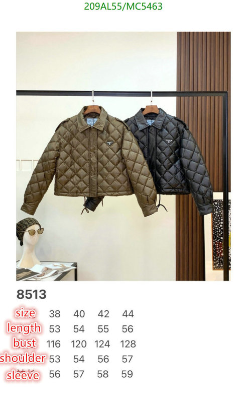 Prada-Down jacket Women Code: MC5463 $: 209USD