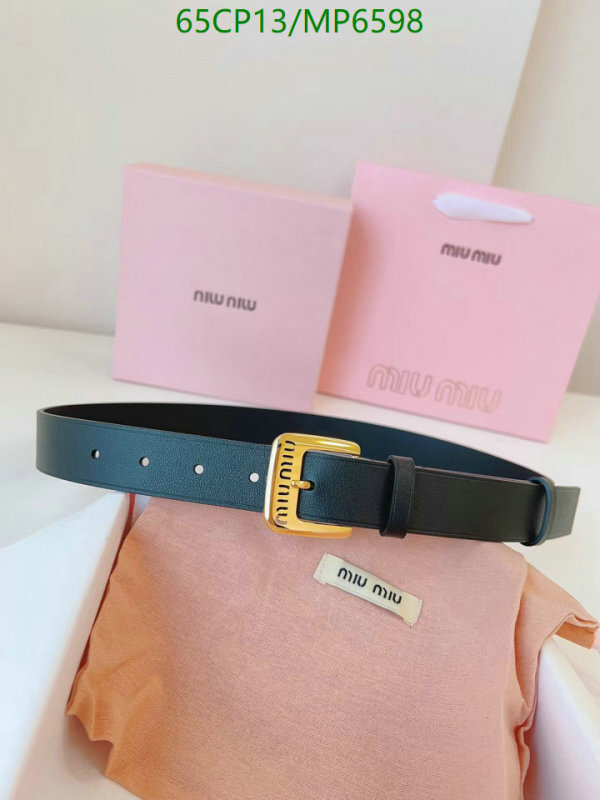 MIU MIU-Belts Code: MP6598 $: 65USD