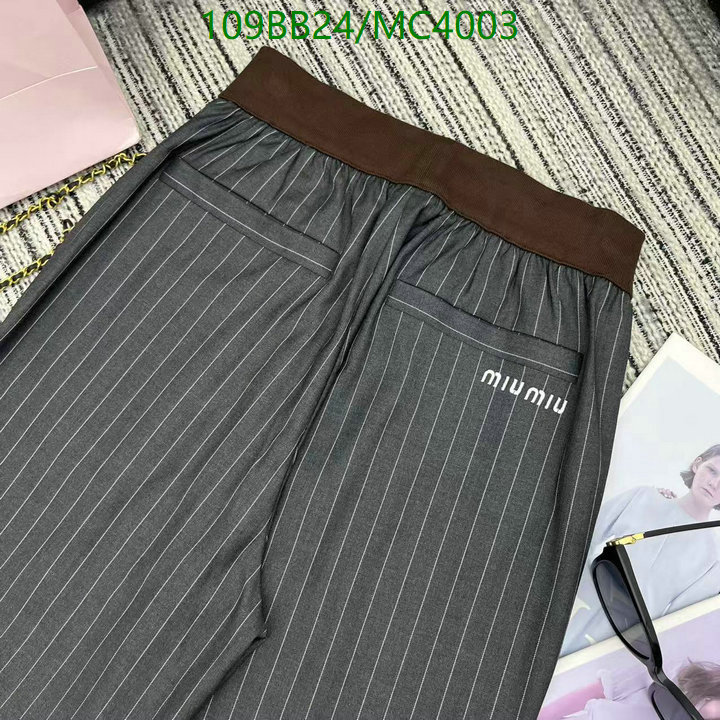 MIUMIU-Clothing Code: MC4003 $: 109USD