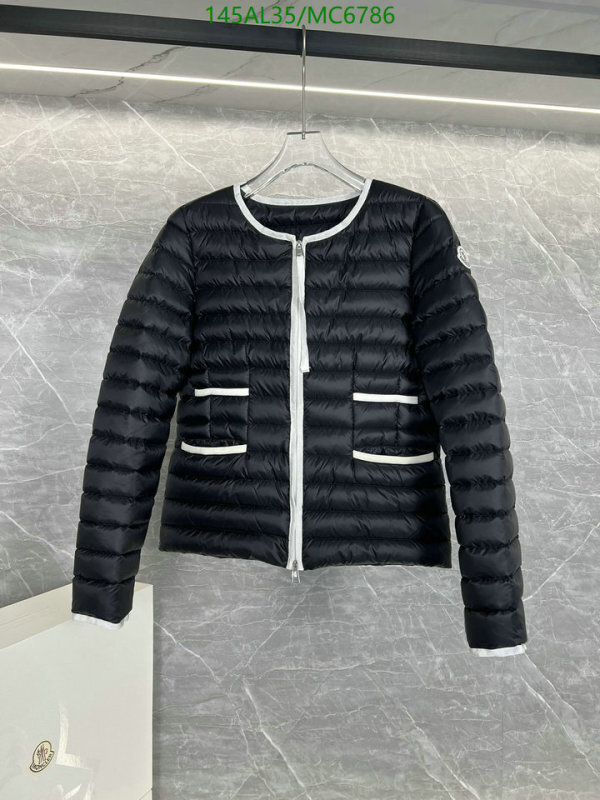 Moncler-Down jacket Women Code: MC6786 $: 145USD