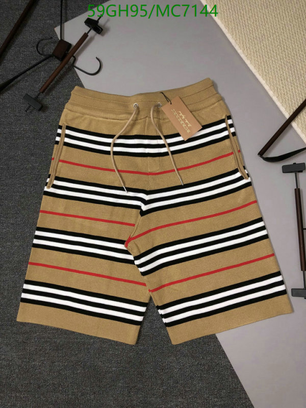 Burberry-Clothing Code: MC7144 $: 59USD