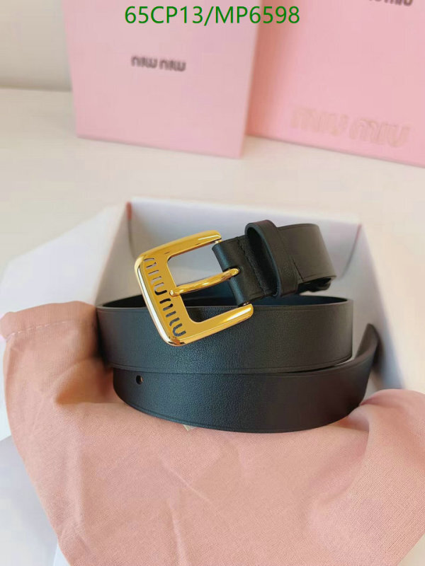 MIU MIU-Belts Code: MP6598 $: 65USD