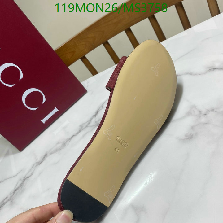Gucci-Women Shoes Code: MS3758 $: 119USD
