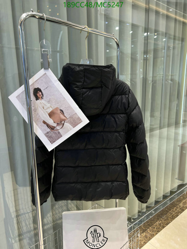 Moncler-Down jacket Women Code: MC5247 $: 189USD