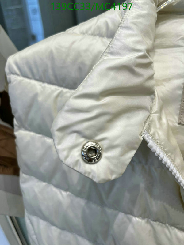 Moncler-Down jacket Women Code: MC4197 $: 139USD