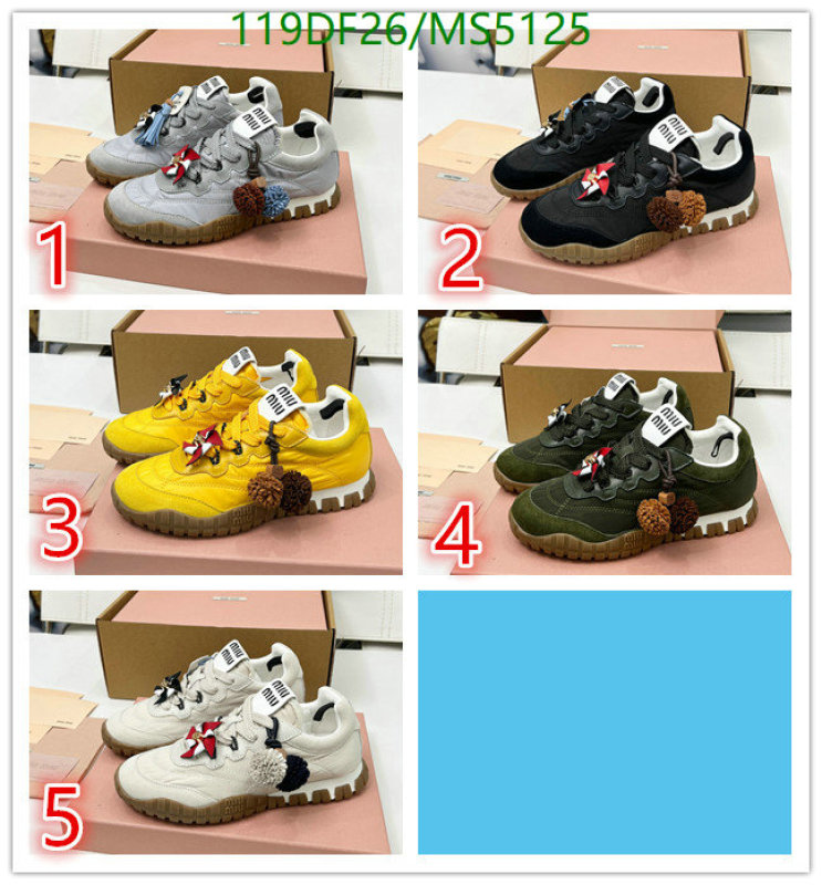 Miu Miu-Women Shoes Code: MS5125 $: 119USD