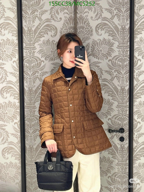 Moncler-Down jacket Women Code: MC5252 $: 155USD