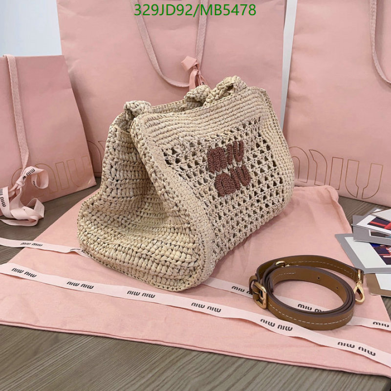 Miu Miu-Bag-Mirror Quality Code: MB5478 $: 329USD