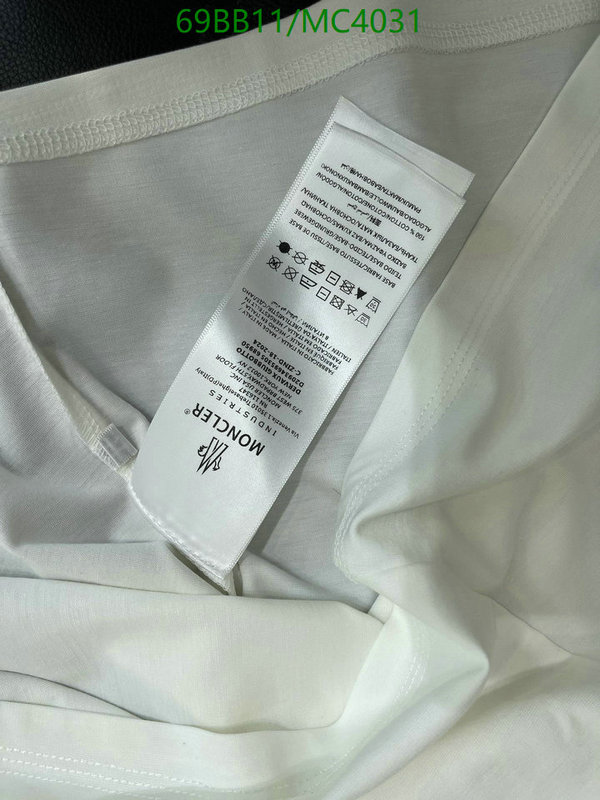 Moncler-Clothing Code: MC4031 $: 69USD