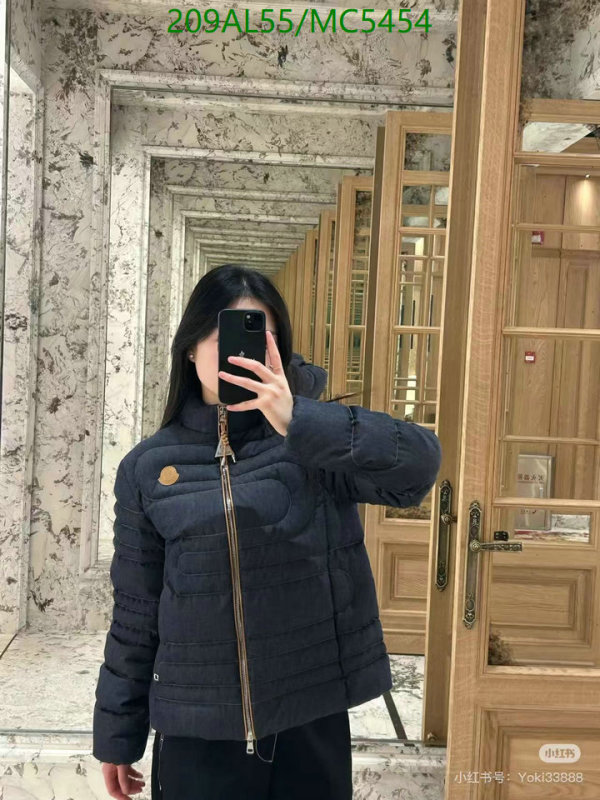 Moncler-Down jacket Women Code: MC5454 $: 209USD