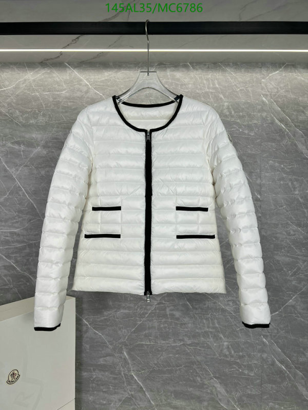 Moncler-Down jacket Women Code: MC6786 $: 145USD