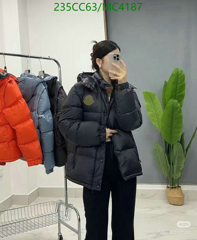 Moncler-Down jacket Women Code: MC4187 $: 235USD