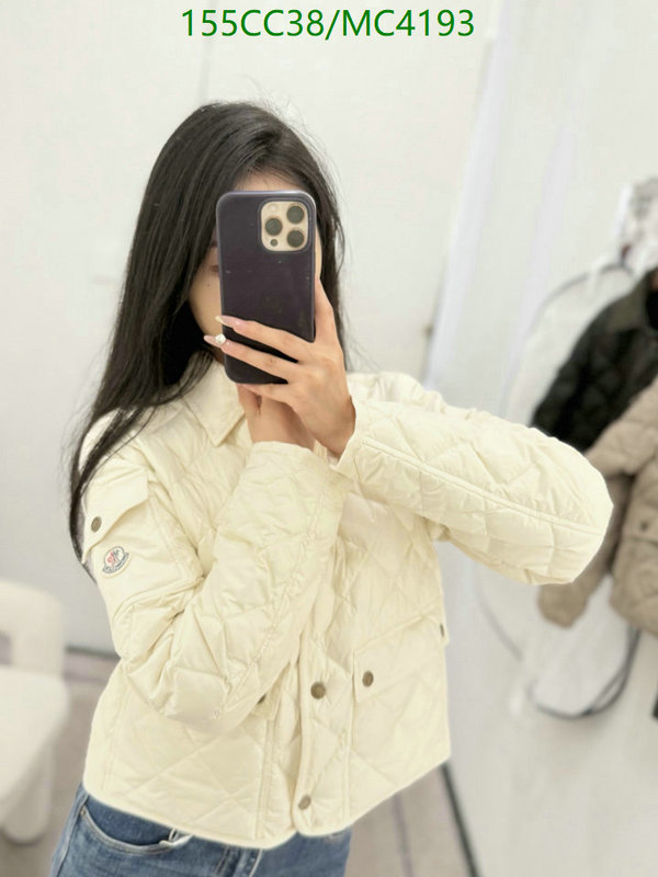 Moncler-Down jacket Women Code: MC4193 $: 155USD