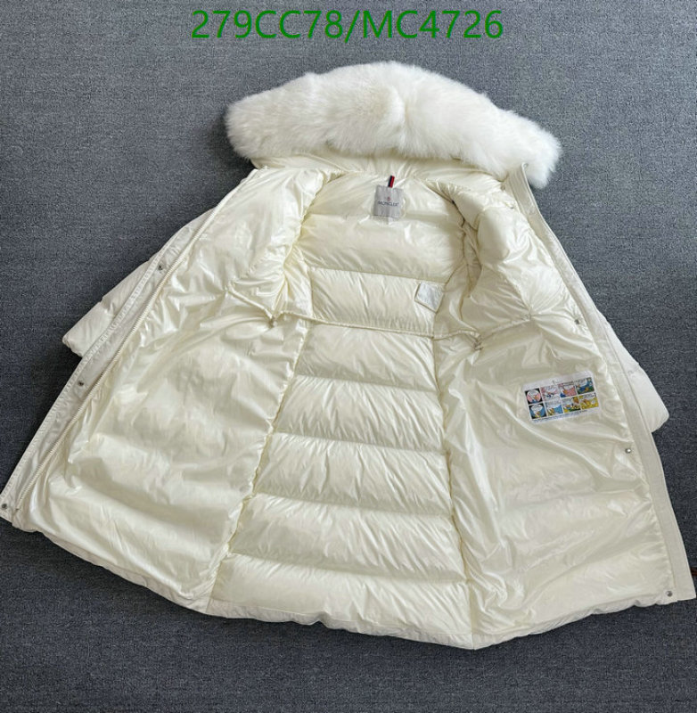 Moncler-Down jacket Women Code: MC4726 $: 279USD