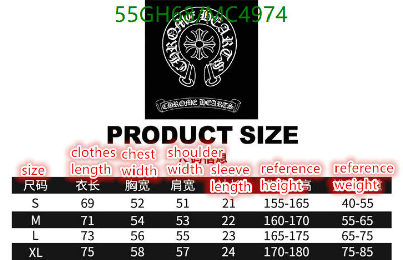 Chrome Hearts-Clothing Code: MC4974 $: 55USD
