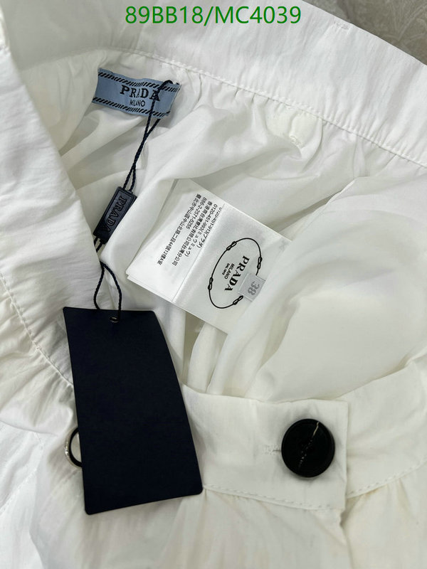 Prada-Clothing Code: MC4039 $: 89USD