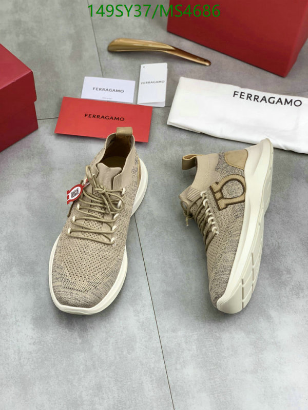 Ferragamo-Men shoes Code: MS4686 $: 149USD